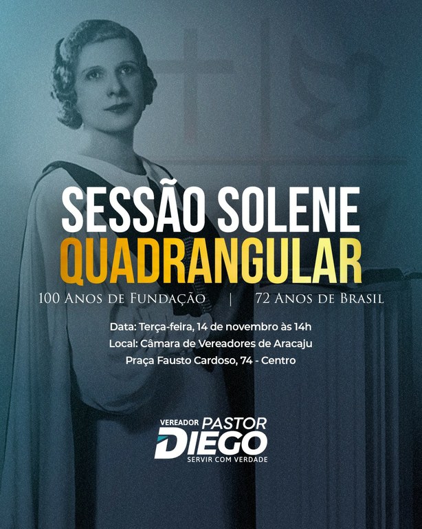 Centenário da IEQ e seus 72 anos de Brasil serão comemorados na CMA