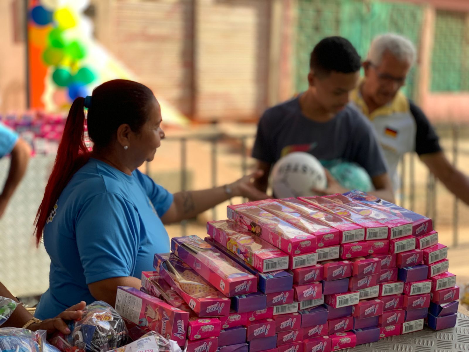Cícero do Santa Maria participa do Festejar Aracaju com as crianças do Instituto Dona Branca 