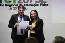 Conselho Regional de Educação Física da 20ª Região homenageia o vereador e presidente da FSF, Miltinho Dantas 