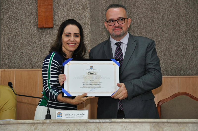 Coronel Dr. Emerson Charles é o novo Cidadão Aracajuano