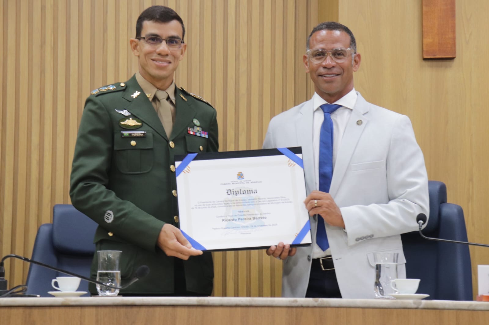 Coronel Pereira é o mais novo Cidadão Aracajuano 