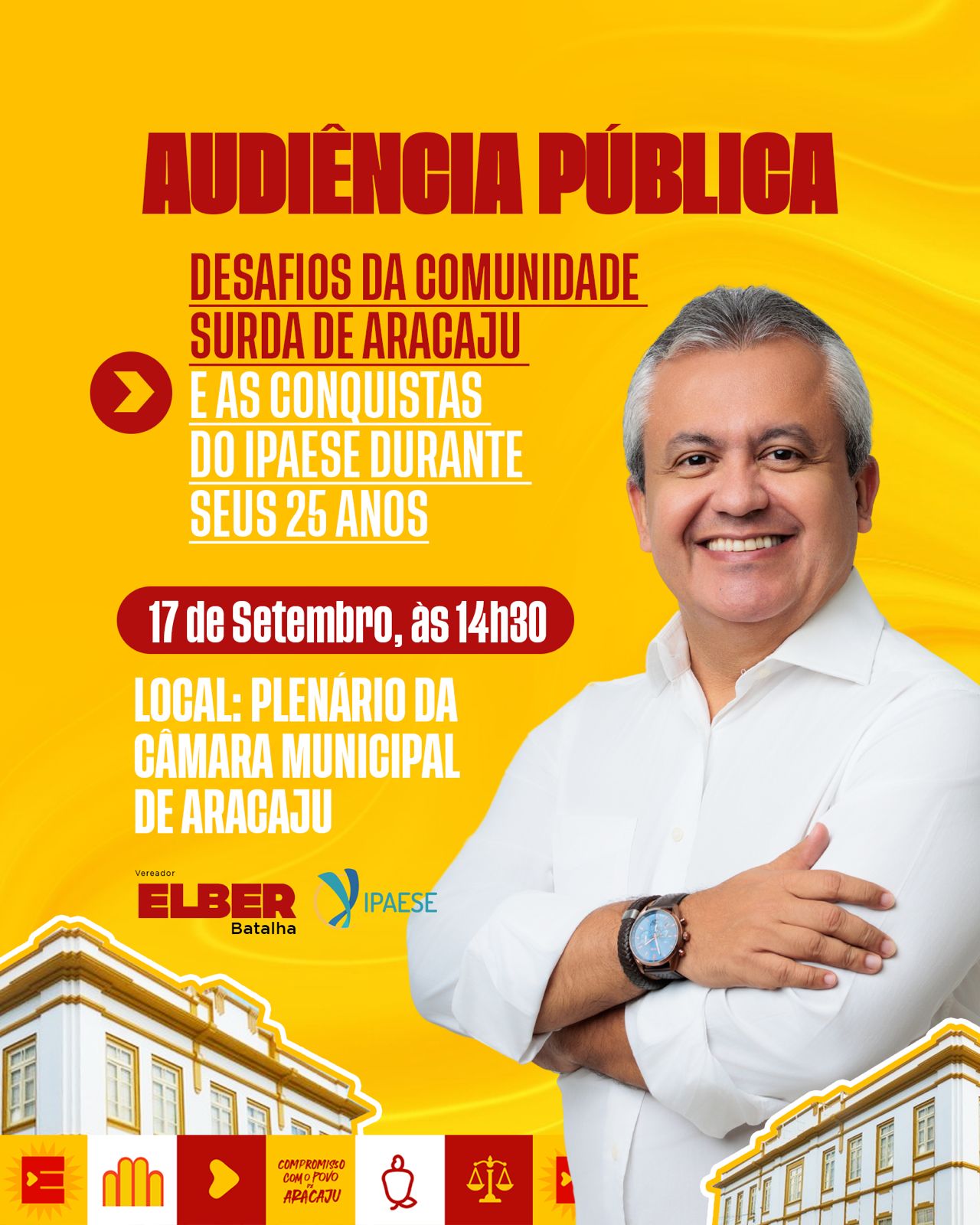 De autoria de Elber, Audiência Pública discute desafios da comunidade surda e celebra 25 anos do Ipaese