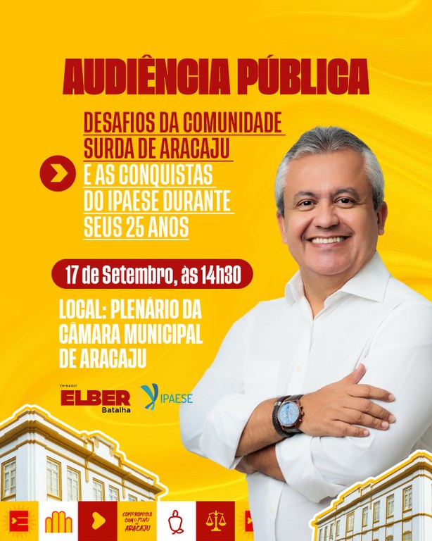 De autoria de Elber, Audiência Pública discute desafios da comunidade surda e celebra 25 anos do Ipaese