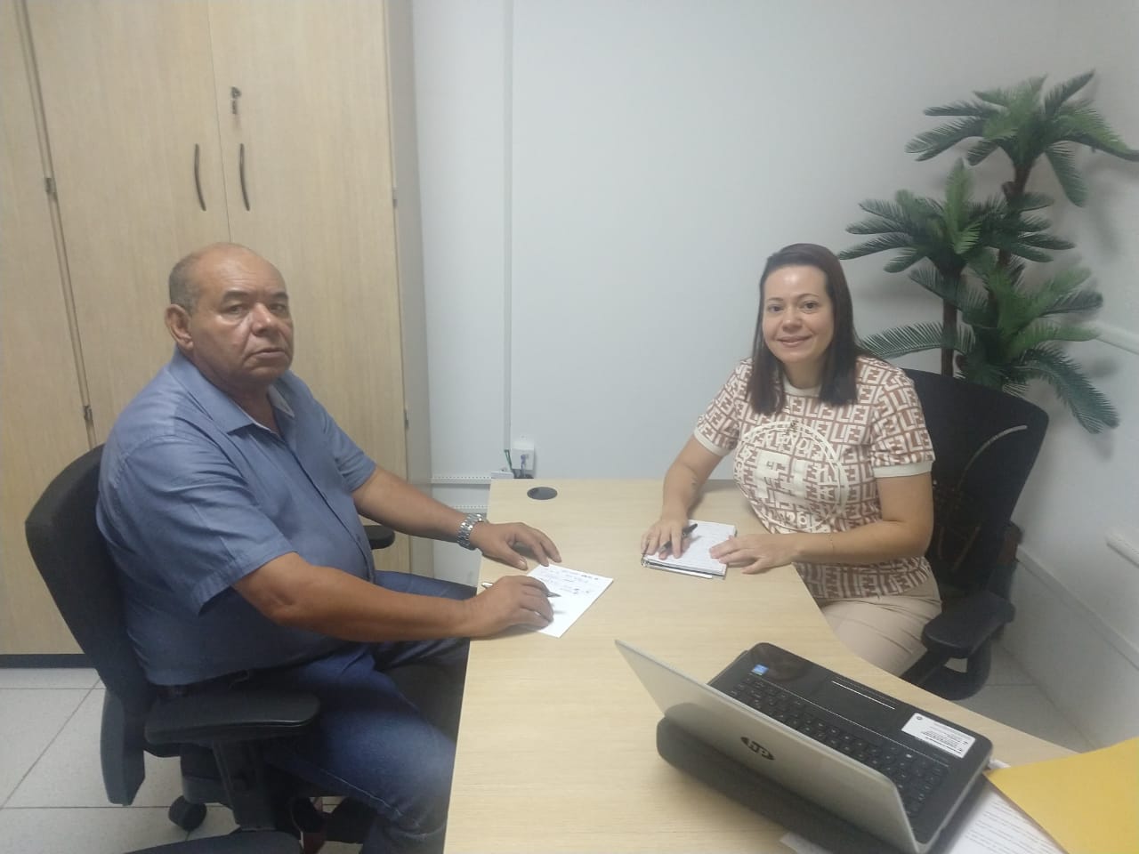 De olho na Saúde: Seu Marcos se reúne com Waneska Barboza