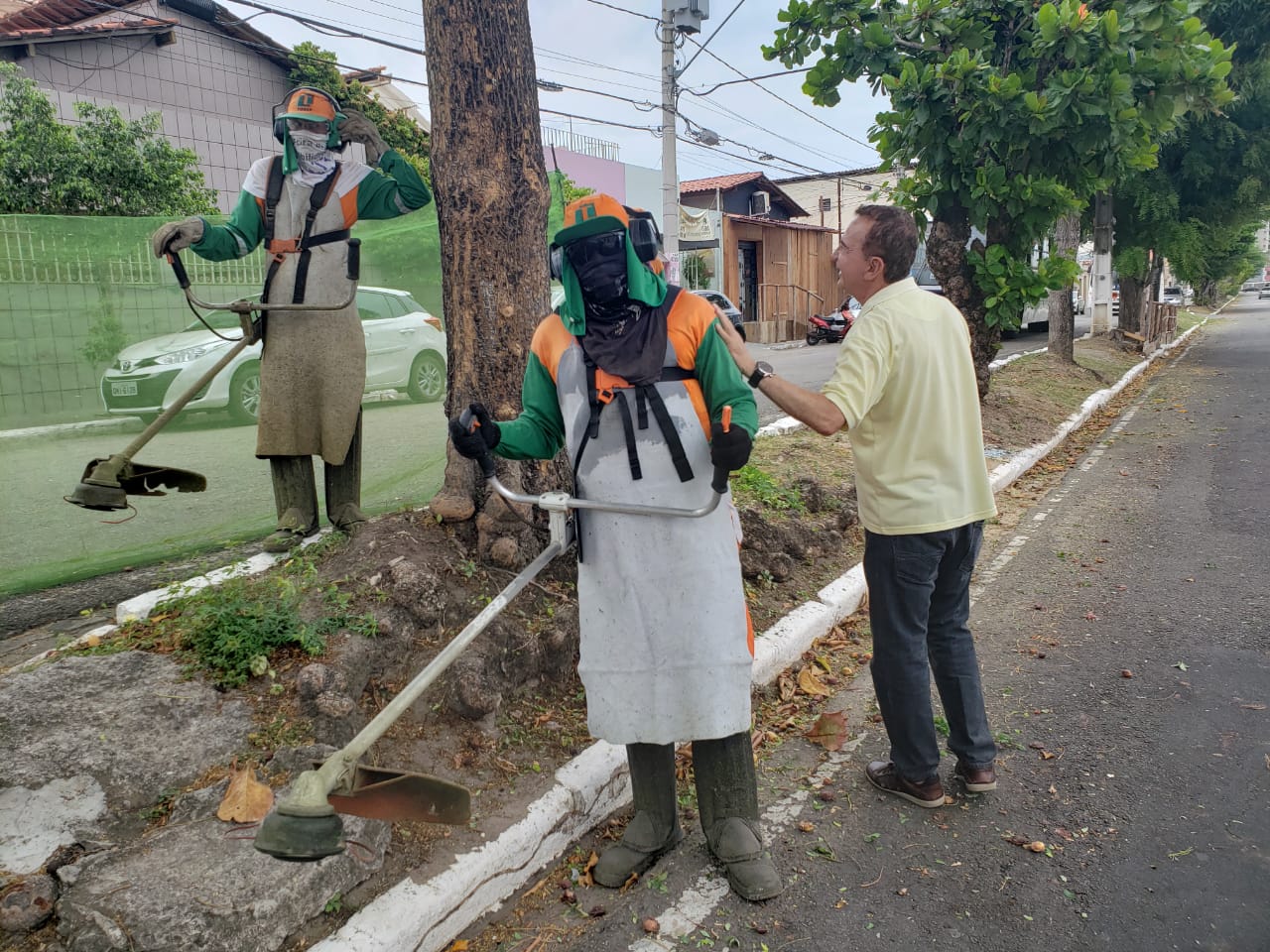 Dr. Gonzaga agradece a Emsurb pelos serviços realizados no Médici