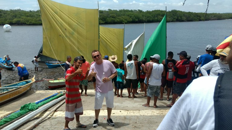 Dr. Gonzaga comemora com o povo a festa de Bom Jesus dos Navegantes