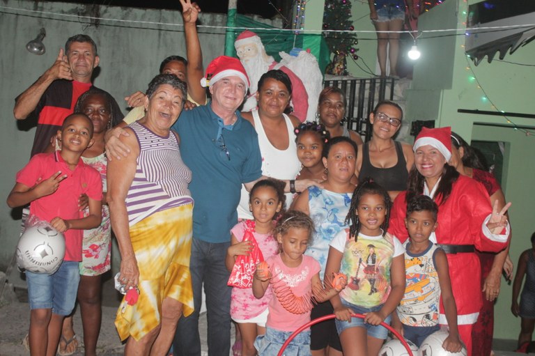 Dr. Gonzaga promove mais uma edição do “Natal Solidário” no Bairro Cidade Nova