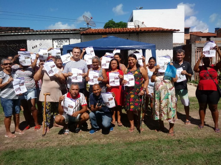 Dr. Gonzaga se reune com moradores da Rua Alagoinhas