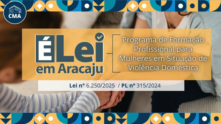 É lei em Aracaju: Programa que cria formação profissional para mulheres vítimas de violência doméstica é sancionado