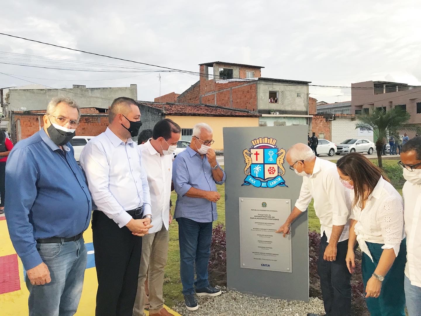 Eduardo Lima participou da entrega de duas importantes obras na capital