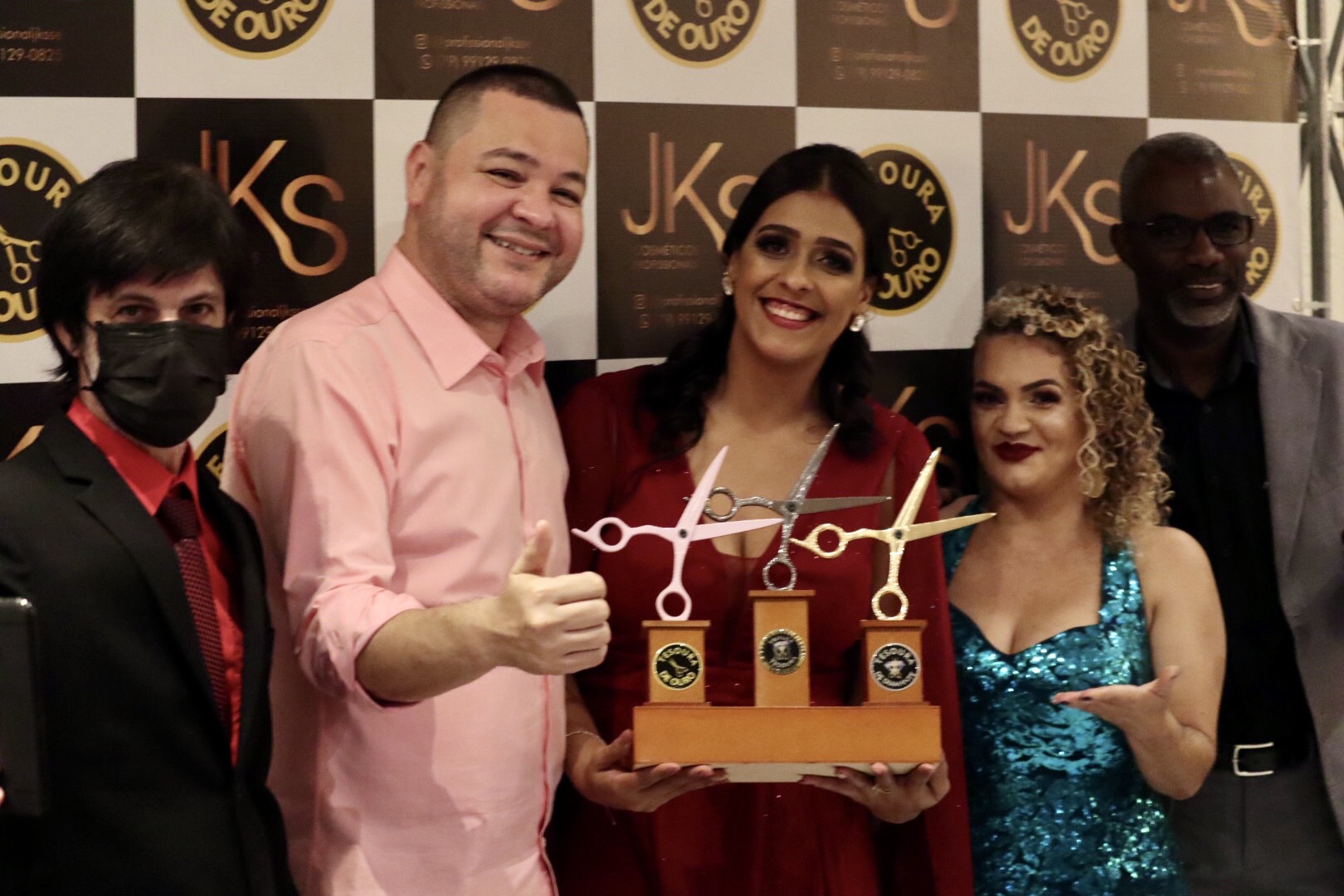 Eduardo Lima participou do evento Premiação do Tesoura de Diamante