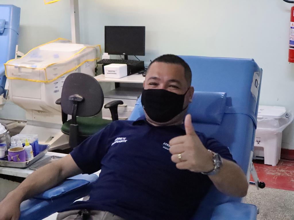 Eduardo Lima reúne amigos e a família em mutirão para doação de sangue