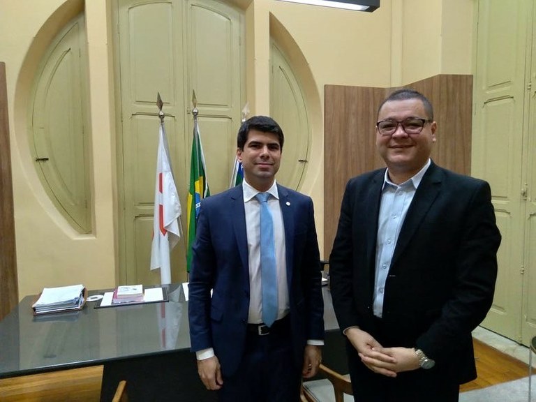 Eduardo Lima se reúne com presidente da OAB-SE, Dr. Danniel Costa