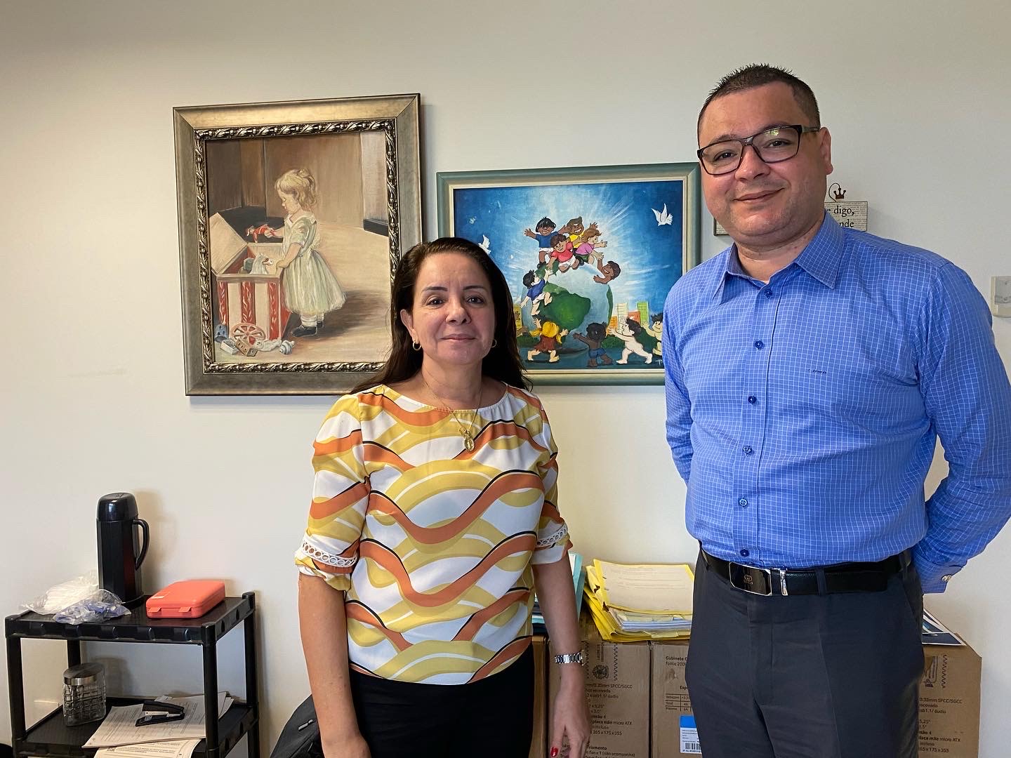 Eduardo Lima se reúne com promotora Maria Lilian Mendes Carvalho