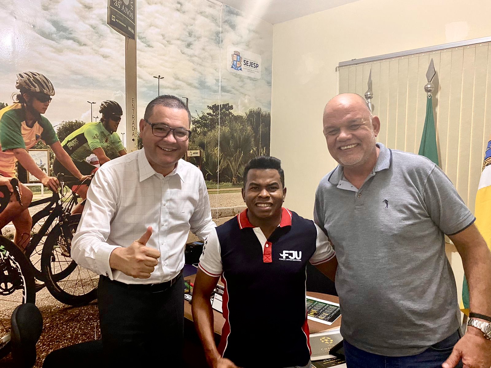 Eduardo Lima se reúne com secretário de Esporte para tratar da realização de campeonato amador