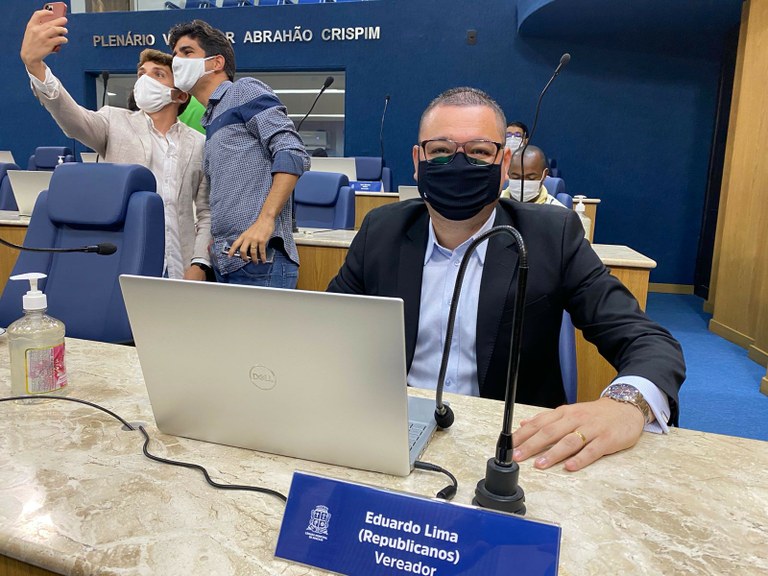 Eduardo Lima visita as novas instalações da Câmara Municipal de Aracaju