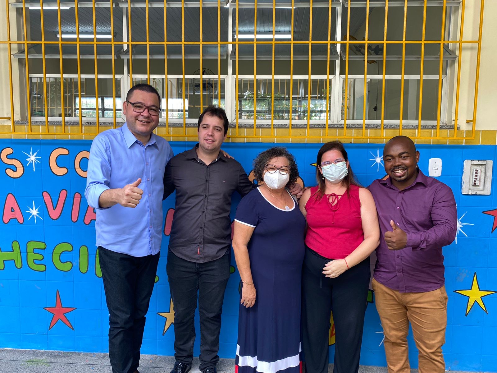 Eduardo Lima visita escolas municipais de Aracaju com a Comissão de Educação, Cultura e Esportes