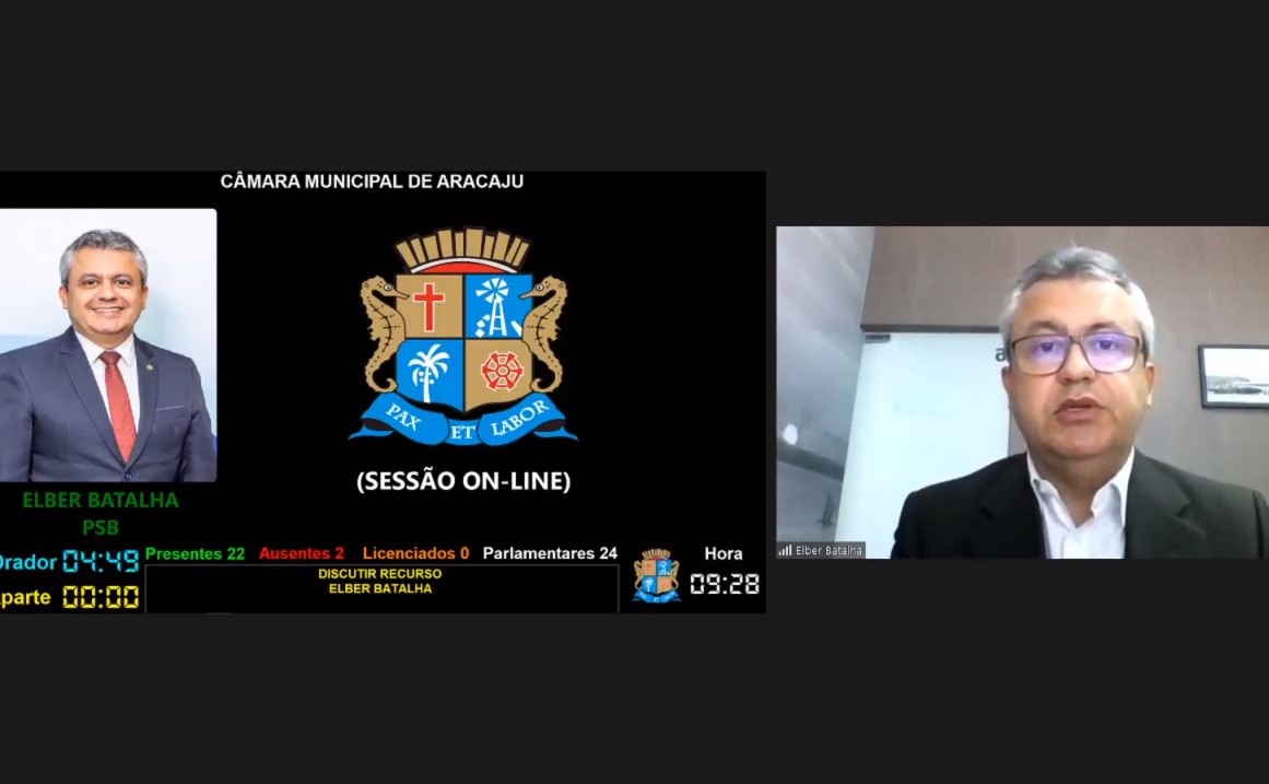 Elber comemora aprovação do congelamento dos salários dos vereadores, secretários e prefeito até 2024