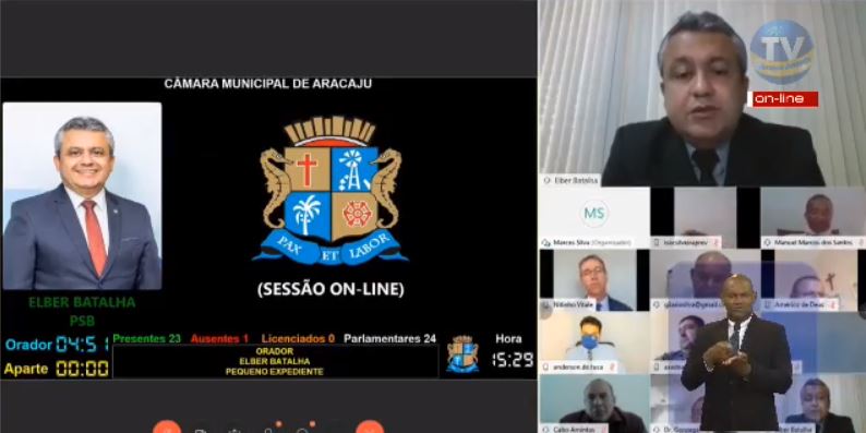 Elber pede, mas vereadores não derrubam veto do prefeito ao projeto que beneficiaria artistas de Aracaju