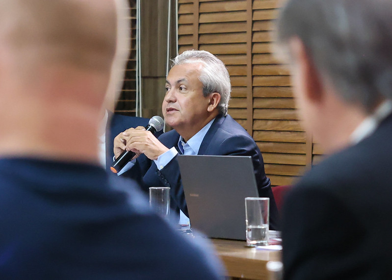 Em Brasília, Elber participa de reunião da Fundação João Mangabeira 