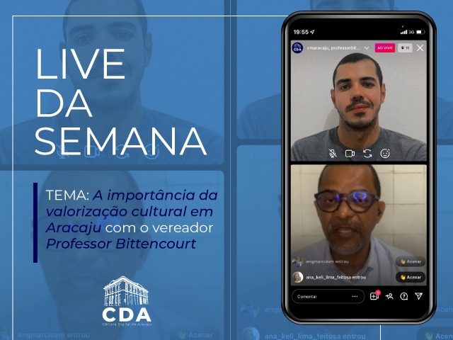 Em live, professor Bittencourt fala sobre importância da valorização cultural em Aracaju