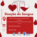 Em parceria com a FSPH – HEMOSE, Escola do Legislativo de Aracaju promove campanha de doação de sangue