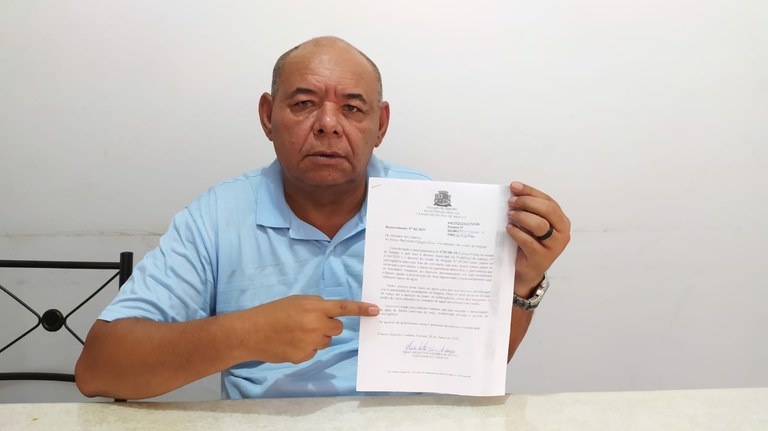 Em quarentena, Seu Marcos sugere medida especial para contas de água e luz