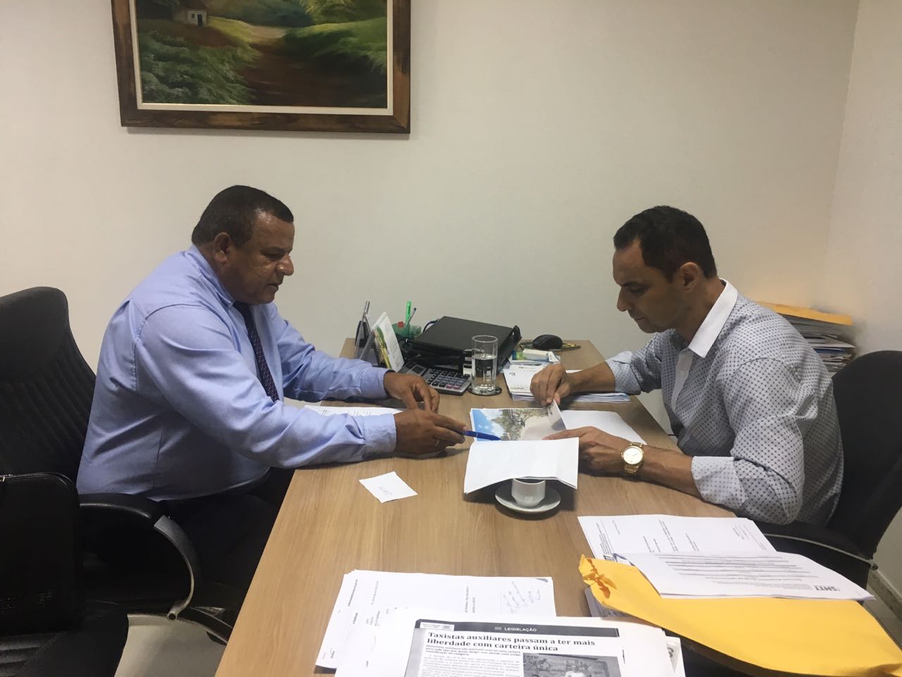 Em reunião na SMTT, Américo de Deus solicita o atendimento de demandas dos bairros da capital