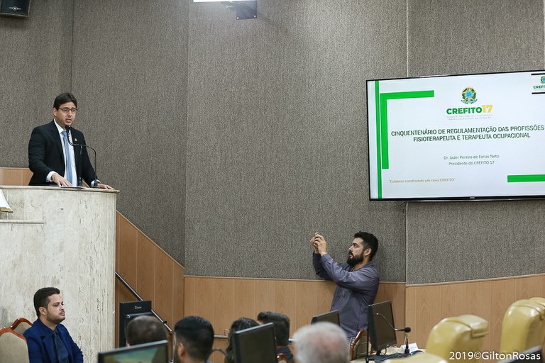 Em Tribuna, Câmara trata sobre regulamentação da profissão de Fisioterapia e Terapia Ocupacional