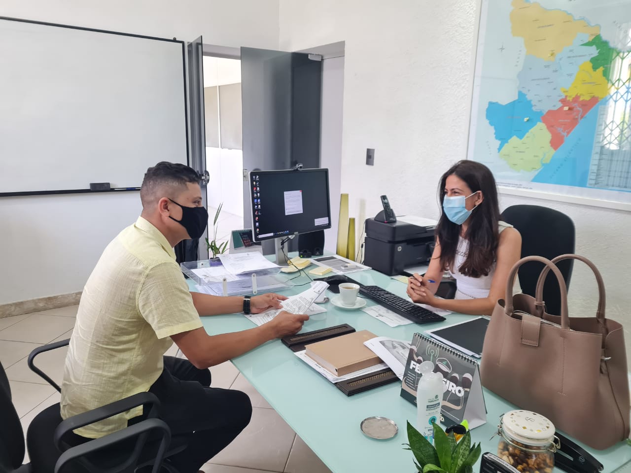 Em visita, Soneca fala de ações sociais e se dispõe a novos projetos na área de inclusão