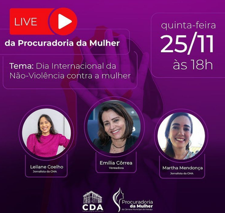 Procuradoria da Mulher: Emília Corrêa é a convidada de estreia 