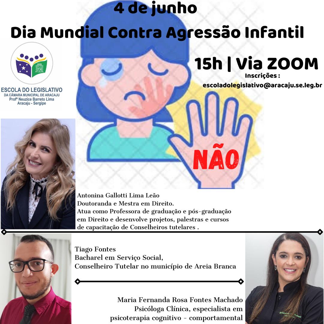 Escola do Legislativo promove bate-papo em alusão ao Dia mundial contra Agressão Infantil