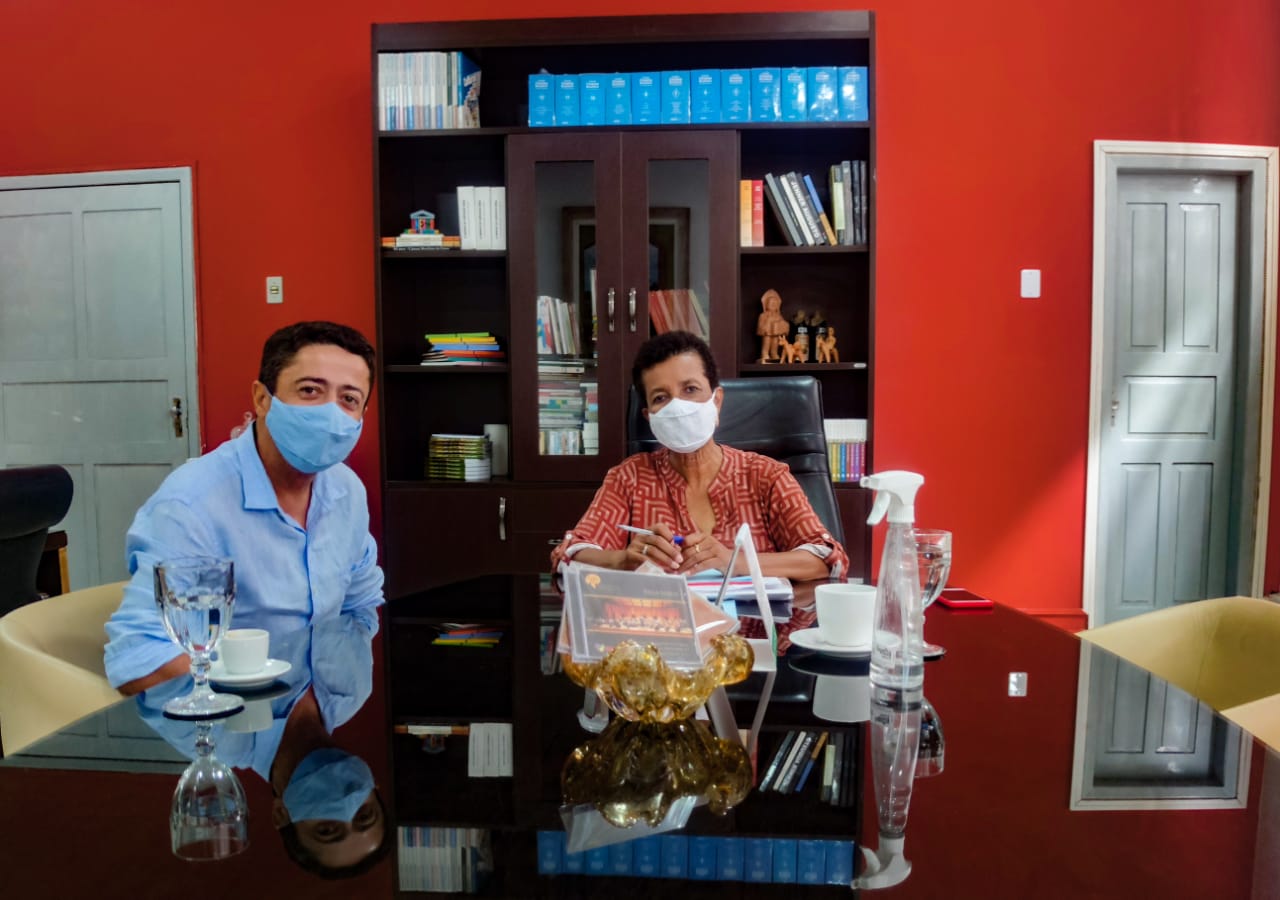 Fabiano Oliveira visita Funcap e se coloca à disposição para o fortalecimento da Cultura