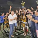 Fábio Meireles (PDT) celebra final da 1ª Copa Zona Norte de Fut7 em Aracaju