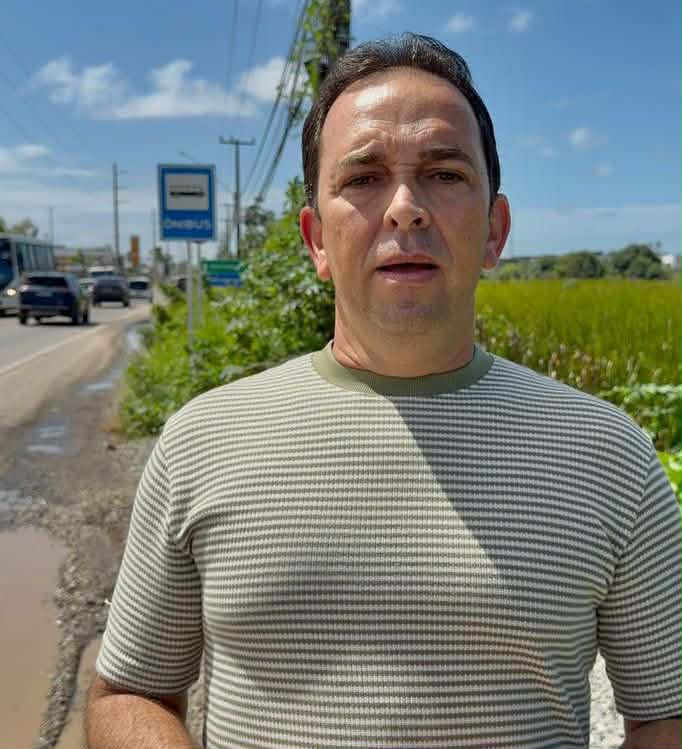 Fábio Meireles (PDT) defende instalação de pontos de ônibus com cobertura para Rodovia dos Náufragos