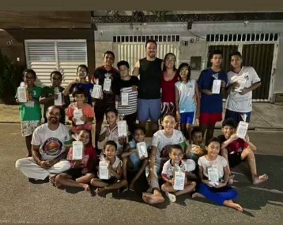 Fábio Meireles (PDT) destaca projeto social para crianças capoeiristas