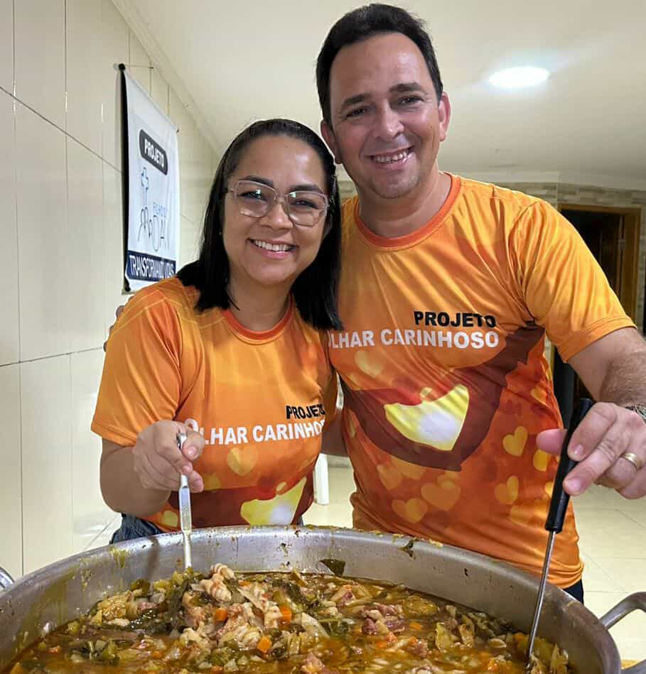 Fábio Meireles (PDT) em parceria com a ONG Olhar Carinhoso leva solidariedade ao bairro Santos Dumont