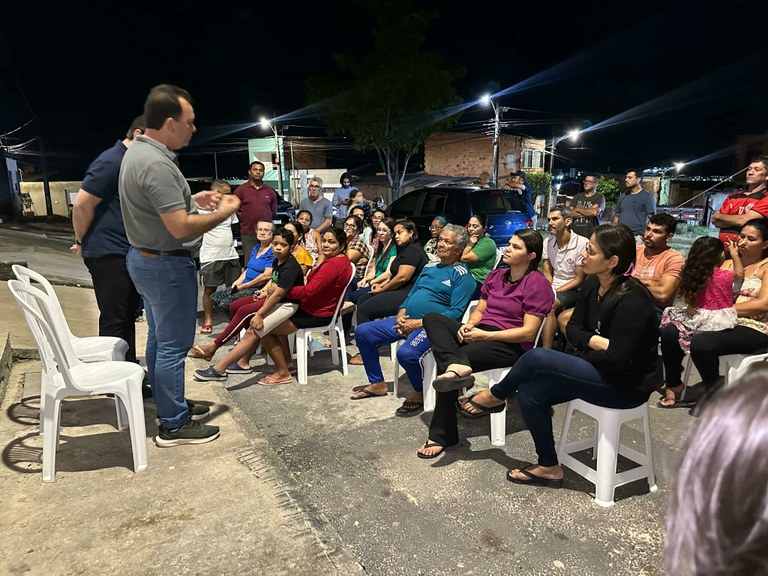 Fábio Meireles (PDT) promove reunião com moradores do Loteamento Moema Meire