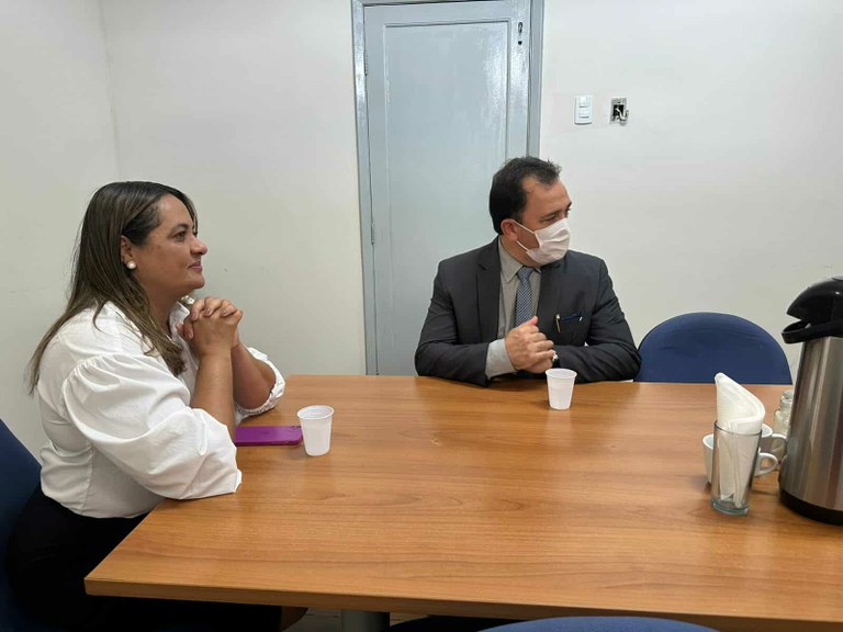 Fábio Meireles (PDT) visita SerMulher na manhã desta segunda-feira (08) 