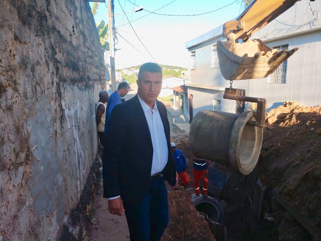 Fortes chuvas: Vereador Zezinho visita loteamento Joel Nascimento