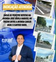Indicação do vereador Fábio Meireles beneficia bairro Farolândia com faixas de pedestres refeitas  