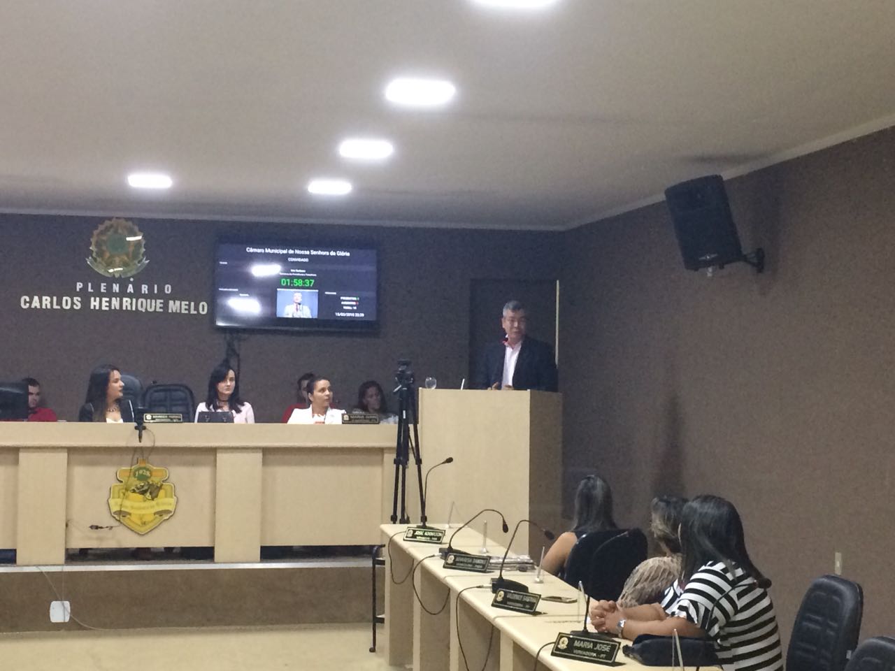 Iran Barbosa participa de Sessão Especial em Nossa Senhora da Glória