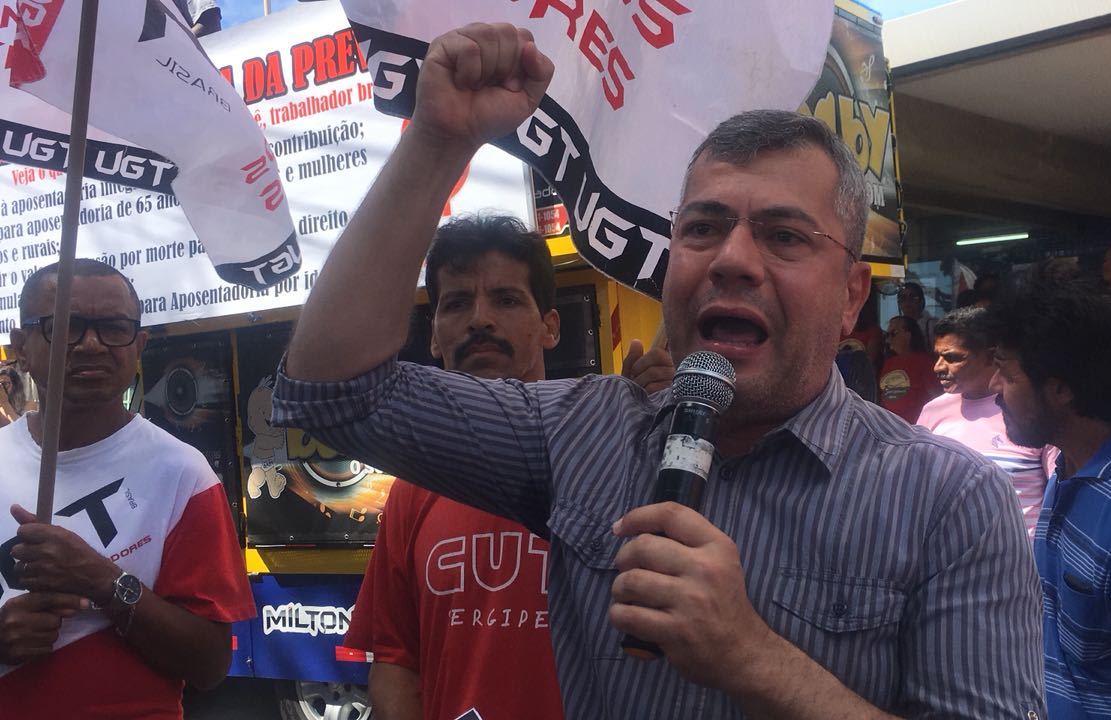 Iran Barbosa participa do Dia Nacional de Luta contra a reforma da Previdência