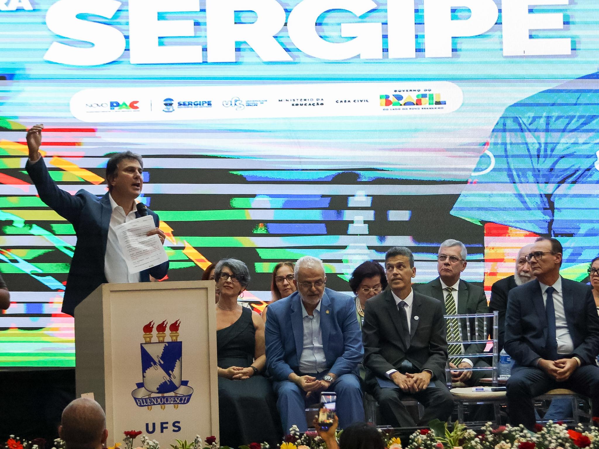 Iran destaca posses para a reitoria da UFS e anúncios do ministro da Educação em Sergipe