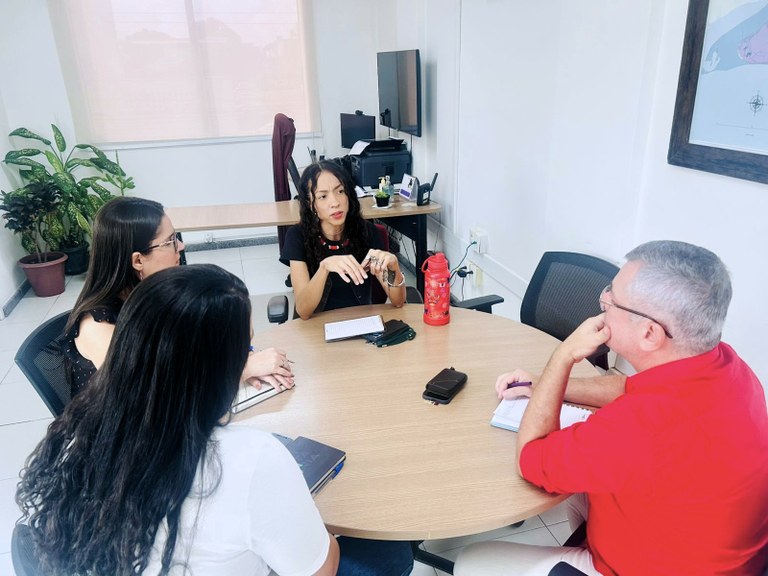 Iran participa de reunião com a Secretária Municipal de Meio Ambiente de Aracaju