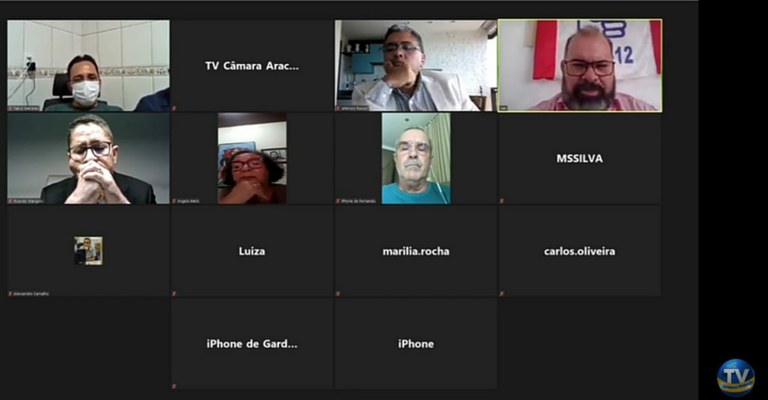 Jeferson Passos apresenta as metas fiscais do 3º quadrimestre de 2020 aos vereadores