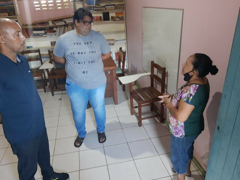 Joaquim da Janelinha visita as comunidades, Jardim Recreio e Suvaco da Gata