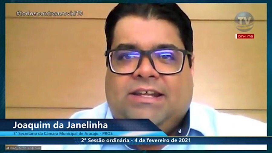 Joaquim do Janelinha declara a sua satisfação quanto ao início das Sessões na Câmara