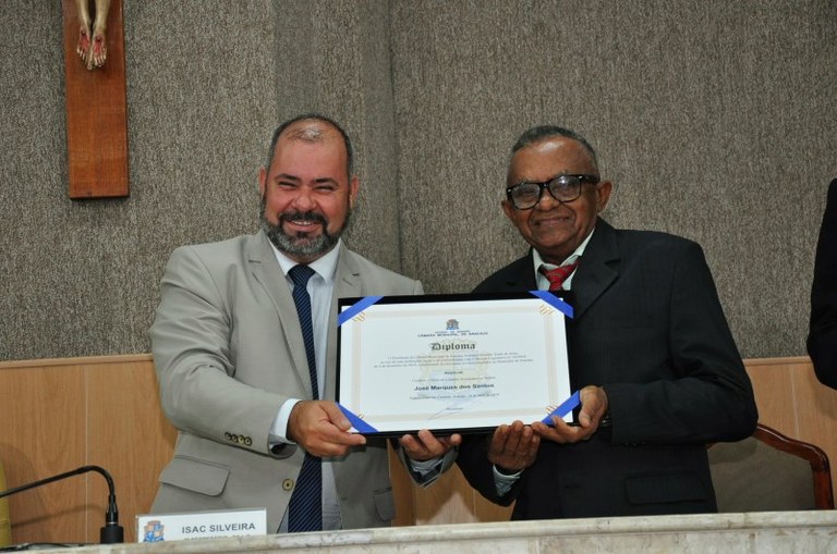 José Marques dos Santos é o mais novo cidadão aracajuano