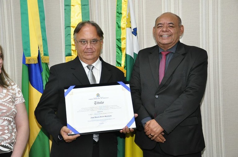 José Mauro Alvim Machado é o mais novo Cidadão Aracajuano